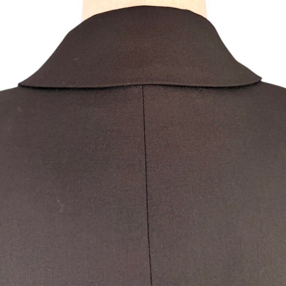 LoveShackFancy Pantonia Black Wool Blend Peplum Blazer Jacket Size 10 NWT $645 - Picture 12 of 16